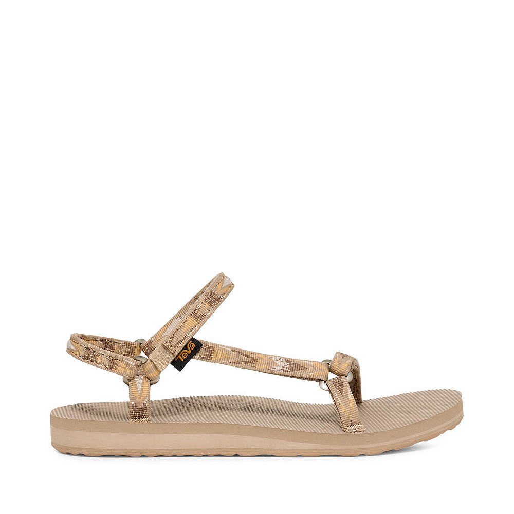 Womens Teva Original Universal Slim Sandal - Archive Wing Black / Pepper