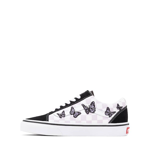 alternate view Vans Old Skool Butterflies Skate Shoe - Big Kid - Black / MulticolorALT1