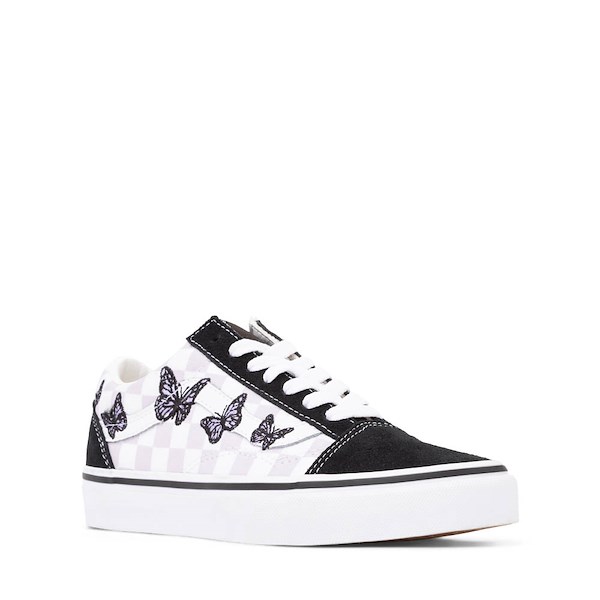 alternate view Vans Old Skool Butterflies Skate Shoe - Big Kid - Black / MulticolorALT5
