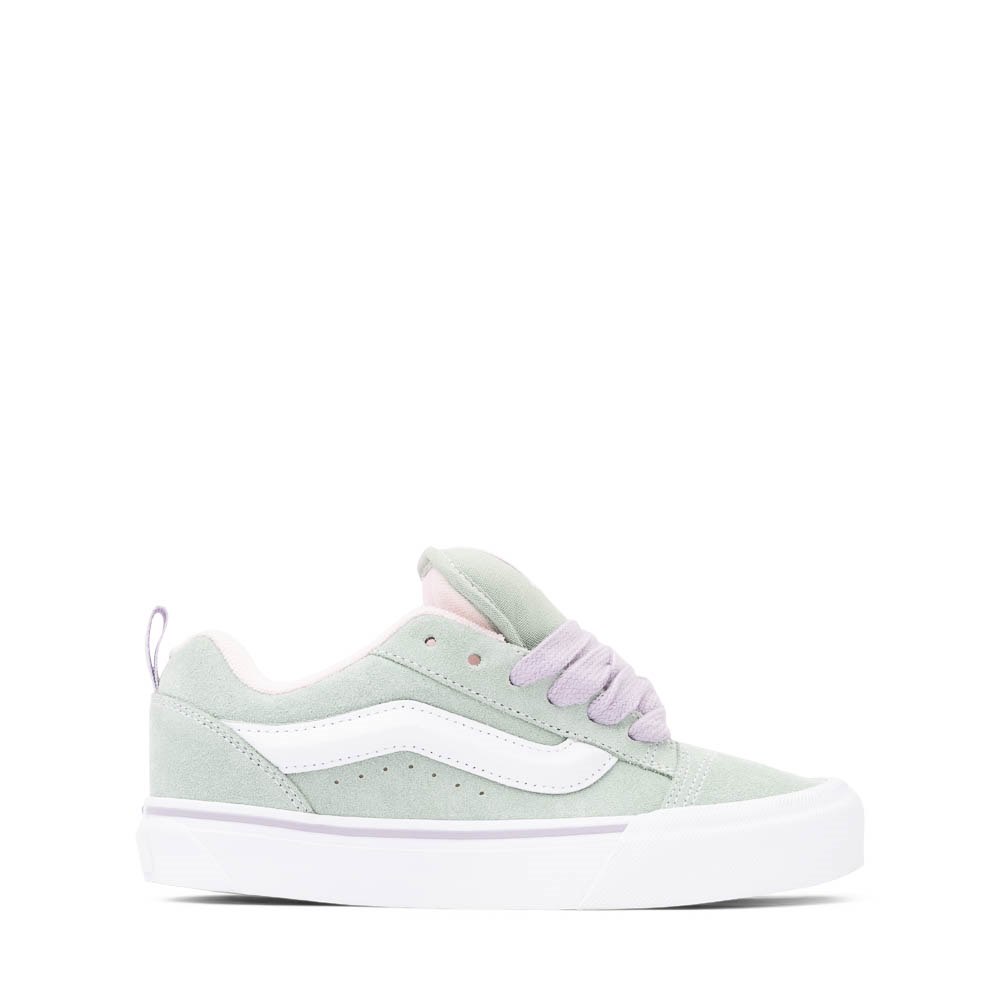 Vans Knu Skool Skate Shoe - Big Kid - Olive / Lilac