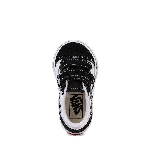 alternate view Vans Old Skool V Butterflies Skate Shoe - Baby / Toddler - Black / Lilac MistALT2