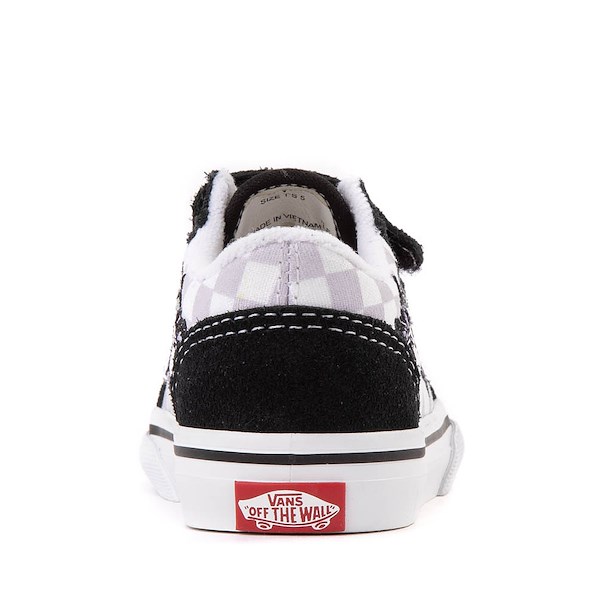 alternate view Vans Old Skool V Butterflies Skate Shoe - Baby / Toddler - Black / Lilac MistALT4