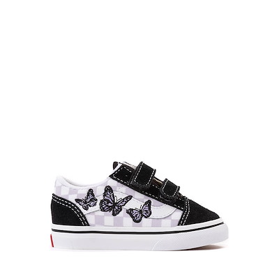 Vans Old Skool V Butterflies Skate Shoe - Baby / Toddler - Black