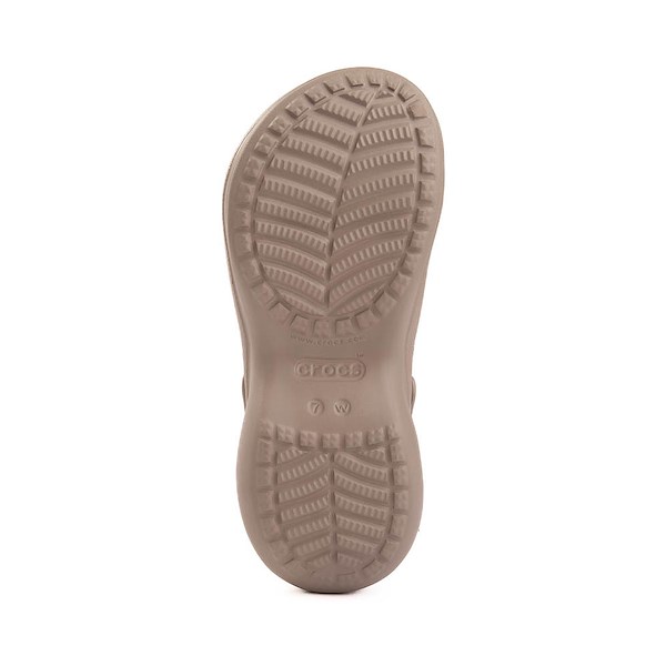alternate view Womens Crocs Classic Bae Platform Clog - TaupeALT3
