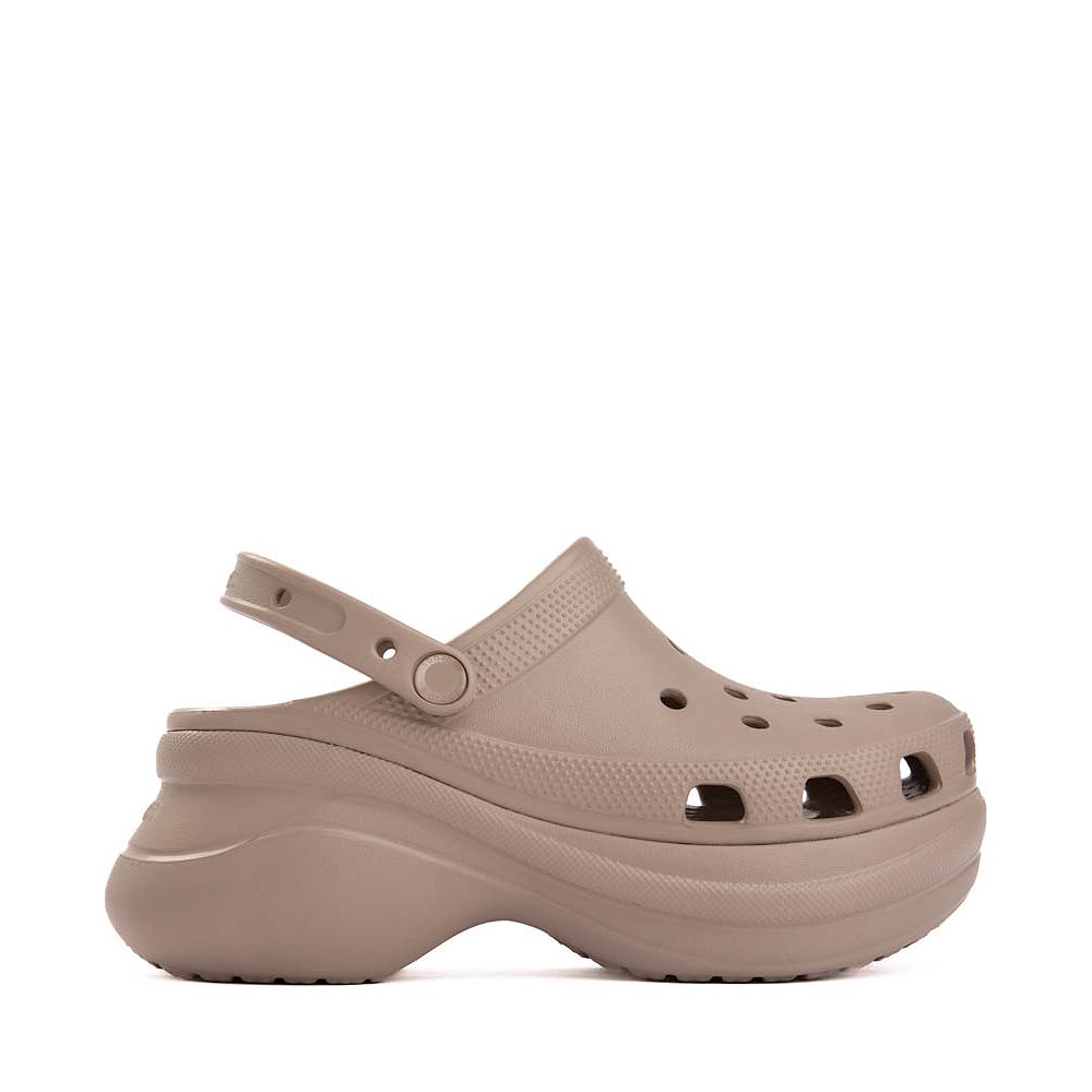 Womens Crocs Classic Bae Platform Clog - Taupe