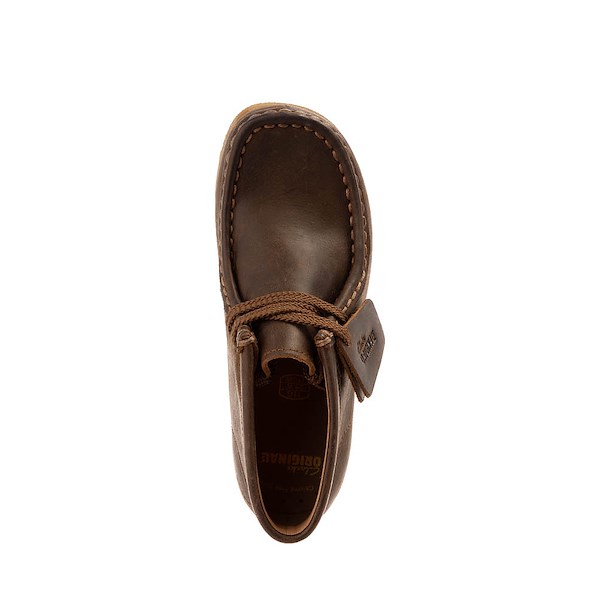 alternate view Clarks Wallabee Boot - Little Kid - BeeswaxALT2