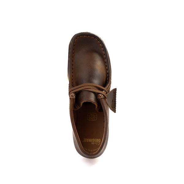 alternate view Clarks Wallabee Boot - Little Kid - BeeswaxALT2