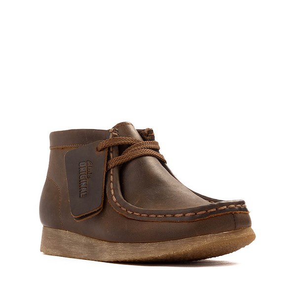alternate view Clarks Wallabee Boot - Little Kid - BeeswaxALT5