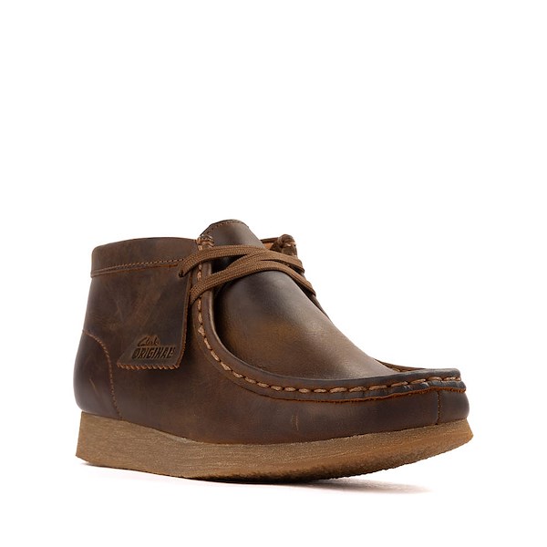 alternate view Clarks Wallabee Boot - Little Kid - BeeswaxALT5