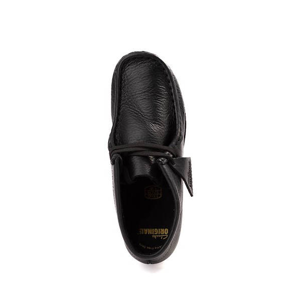 alternate view Clarks Wallabee Boot - Little Kid - BlackALT2