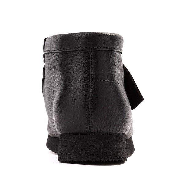 alternate view Clarks Wallabee Boot - Little Kid - BlackALT4