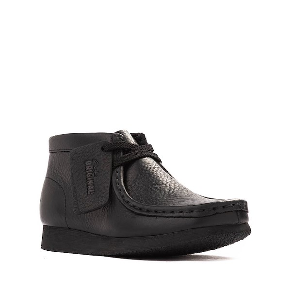 alternate view Clarks Wallabee Boot - Little Kid - BlackALT5