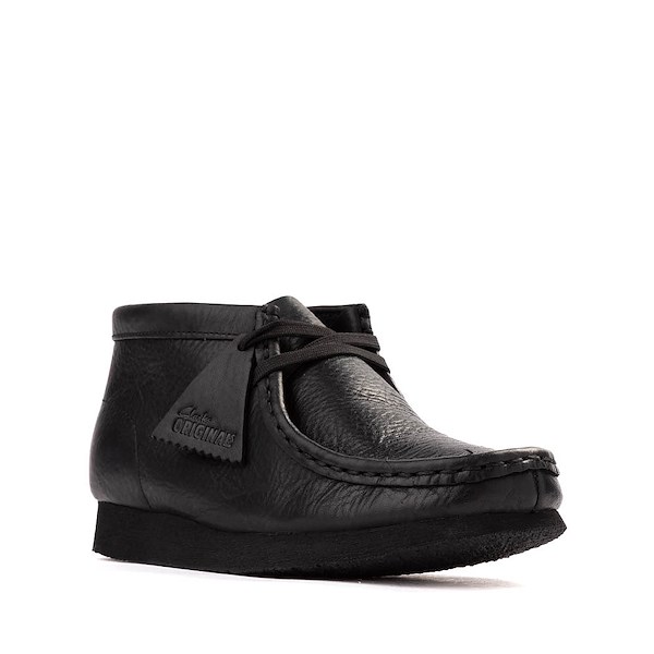 alternate view Clarks Wallabee Boot - Little Kid - BlackALT5