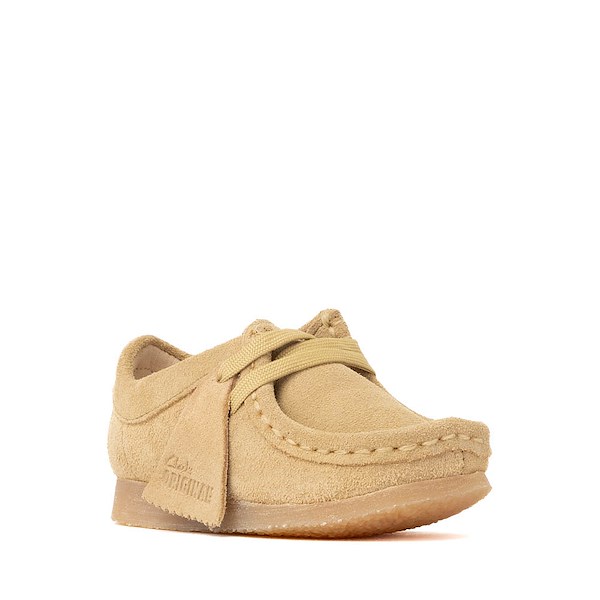 alternate view Clarks Wallabee Low Boot - Toddler - MapleALT5