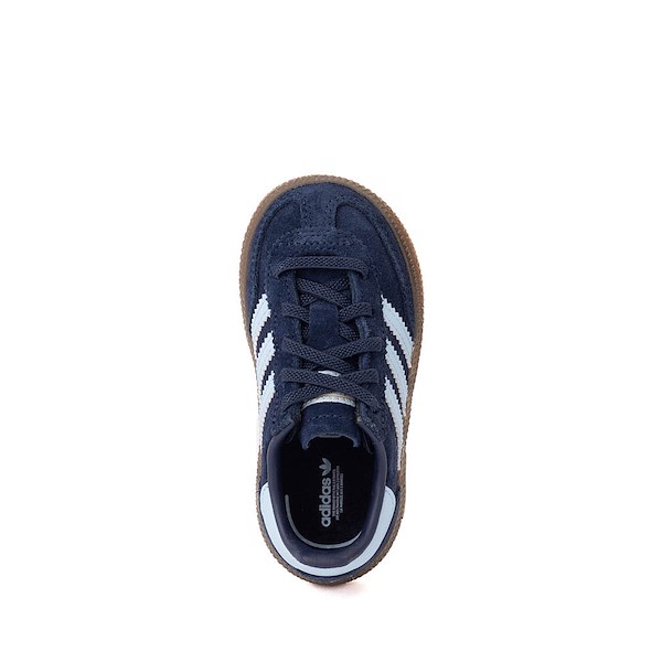 alternate view adidas Handball Spezial Comfort Closure Elastic Lace Athletic Shoe - Baby / Toddler - Collegiate Navy / Clear Sky / GumALT2