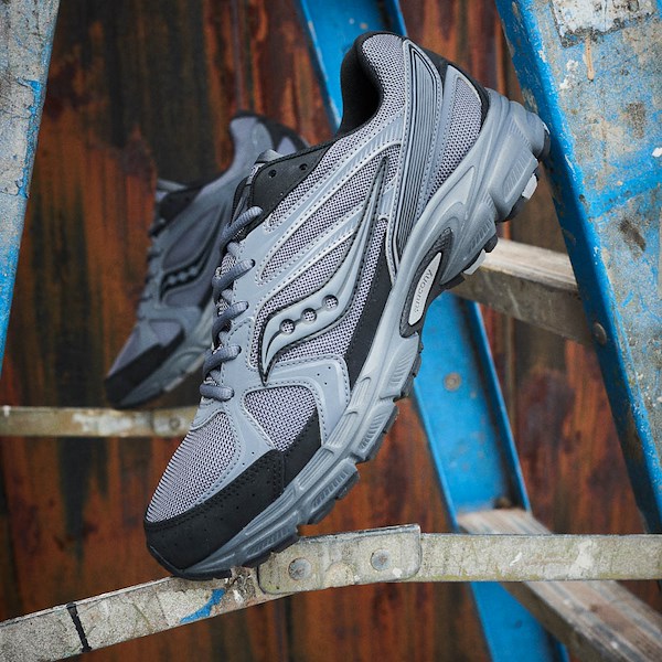 alternate view Saucony Ride Millennium Athletic Shoe - Grey / BlackHERO