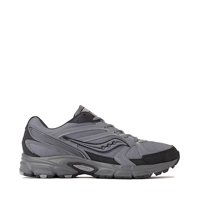 Main view of Saucony Ride Millennium Athletic Shoe - Grey / Black