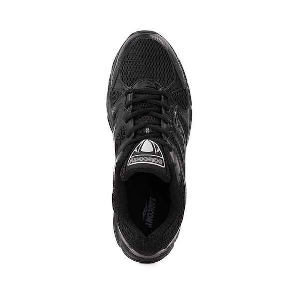 alternate view Mens Saucony Ride Millenium Athletic Shoe - Black MonochromeALT2