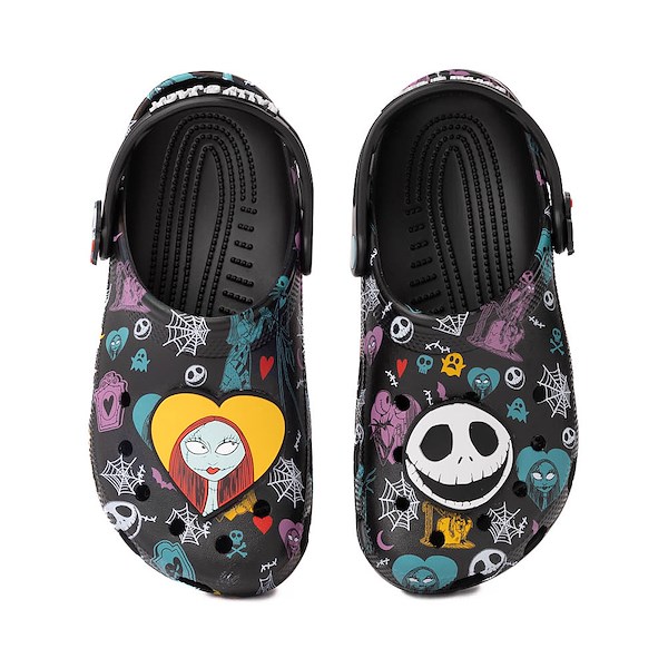 alternate view The Nightmare Before Christmas x Crocs Classic Clog - Black / MulticolorALT2