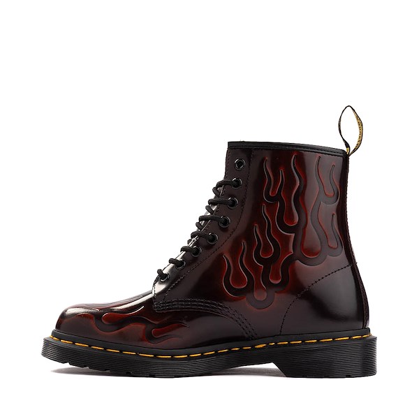 alternate view Dr. Martens 1460 Inferno 8-Eye Boot - Cherry RedALT1