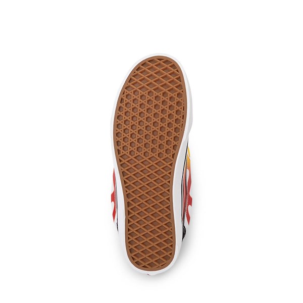 alternate view Vans Knu Skool Skate Shoe - Black / FlameALT3