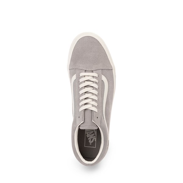 alternate view Vans Old Skool Pig Suede Skate Shoe - Drizzle / MarshmallowALT2