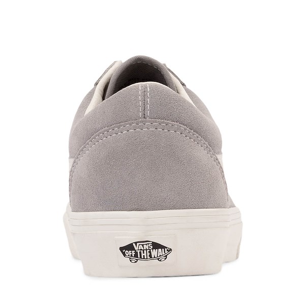 alternate view Vans Old Skool Pig Suede Skate Shoe - Drizzle / MarshmallowALT4