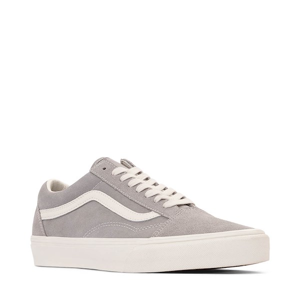 alternate view Vans Old Skool Pig Suede Skate Shoe - Drizzle / MarshmallowALT5