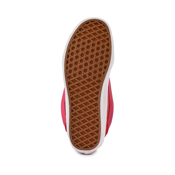 alternate view Vans Knu Skool Skate Shoe - Racing Red / PinkALT3