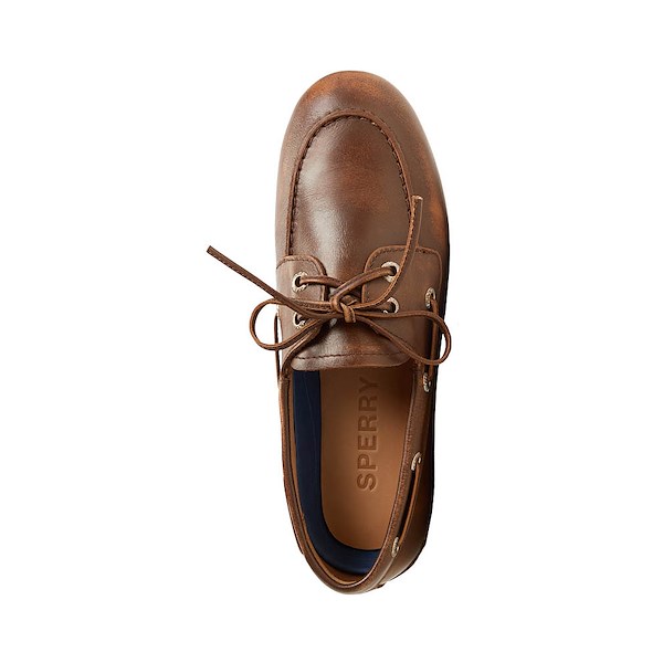 alternate view Womens Sperry Top-Sider Slim Boat Shoe - TanALT2