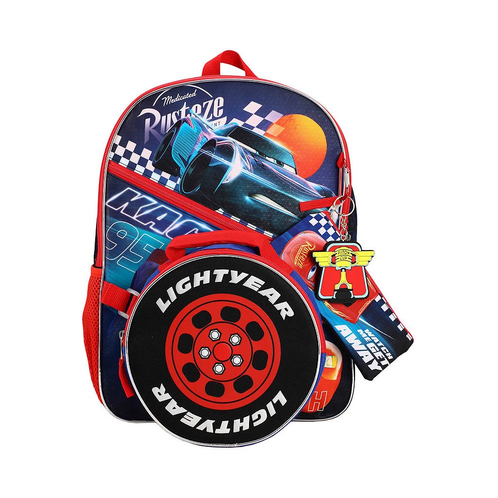 Disney Pixar Cars 3 Backpack Set - Red