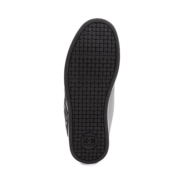alternate view Mens DC Net Skate Shoe - Grey / BlackALT3