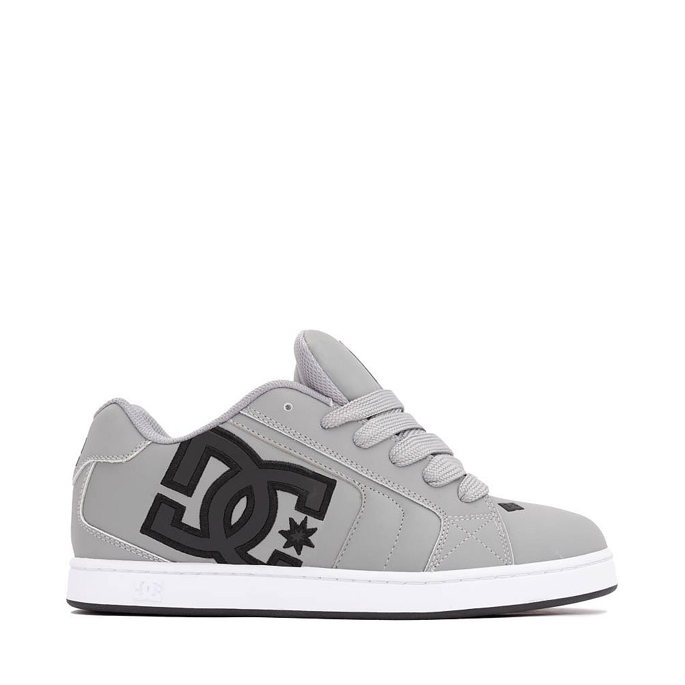 Mens DC Net Skate Shoe - Grey / Black