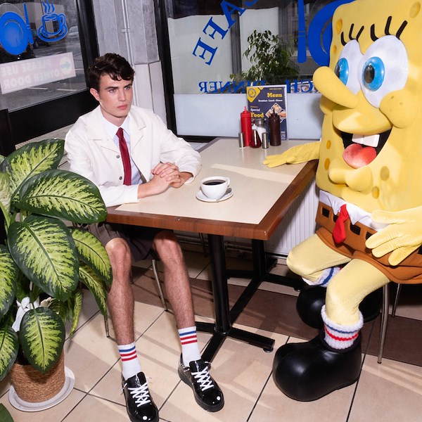 alternate view adidas x SpongeBob SquarePants™ Stan Smith Freizeit Athletic Shoe - Core Black / Core Black / WhiteALT1B