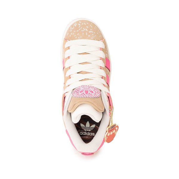 alternate view Womens adidas Campus '00s Pan de Muerto Athletic Shoe - Warm Sandstone / Lucid Pink / Off WhiteALT2
