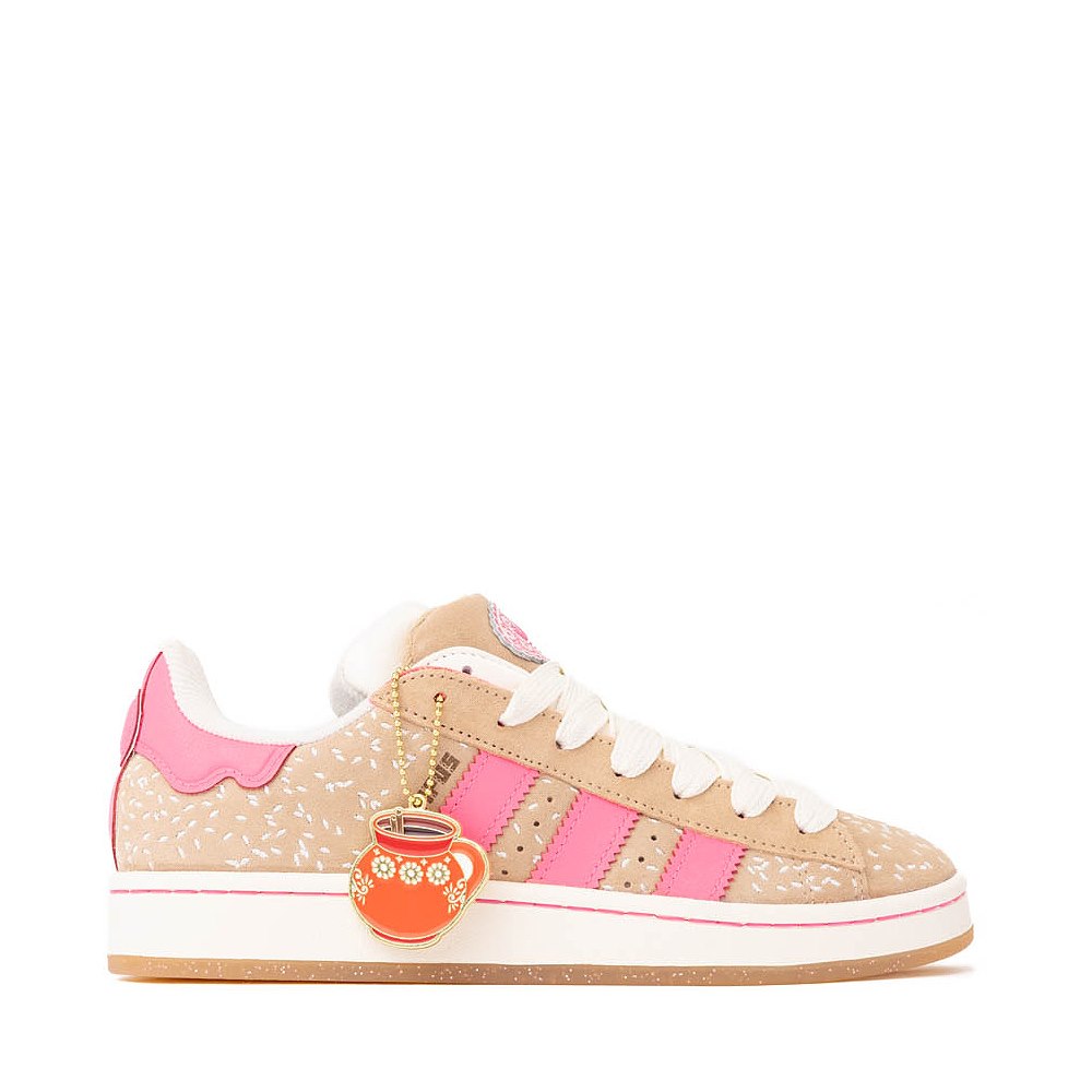 Womens adidas Campus '00s Pan de Muerto Athletic Shoe - Warm Sandstone / Lucid Pink / Off White