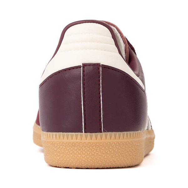 alternate view Womens adidas Samba OG Athletic Shoe - Maroon / Off White / GumALT4