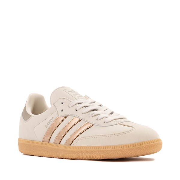 alternate view Womens adidas Samba OG Athletic Shoe - Clear Brown / Copper Metallic / Putty BeigeALT5