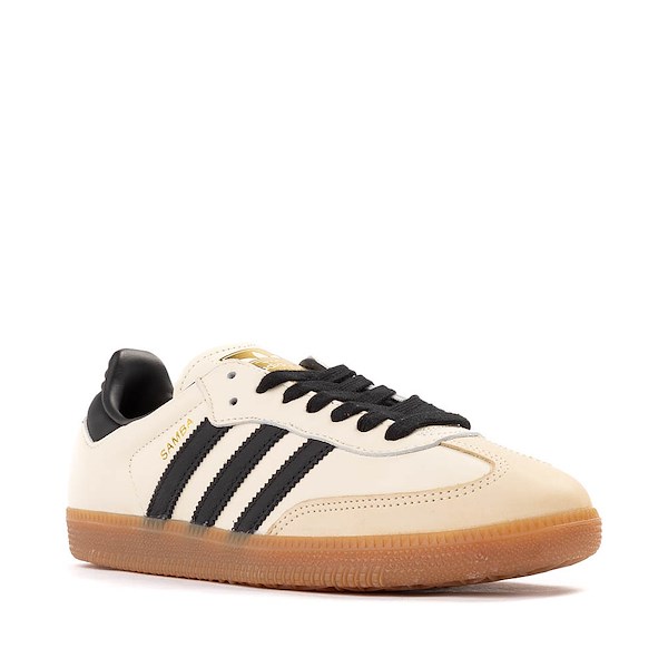 alternate view Womens adidas Samba OG Athletic Shoe - Cream White / Core Black / Sand StrataALT5
