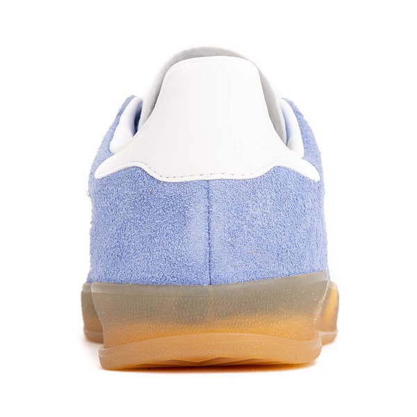alternate view Womens adidas Gazelle Indoor Athletic Shoe - Blue Fusion / White / Gold MetallicALT4