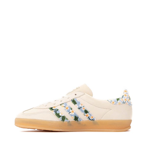 alternate view Womens adidas x Liberty London Gazelle Indoor Athletic Shoe - Cream White / Misti DayALT1