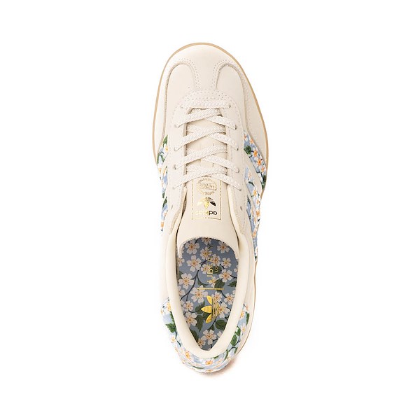 alternate view Womens adidas x Liberty London Gazelle Indoor Athletic Shoe - Cream White / Misti DayALT2