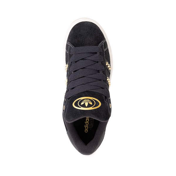 alternate view Womens adidas Campus '00s Athletic Shoe - Core Black / Carbon / Gold MetallicALT2