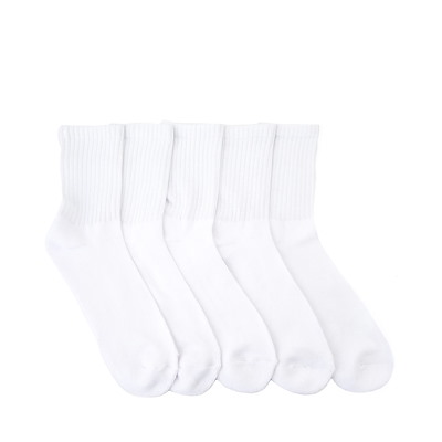 adidas Trefoil Crew Socks 6 Pack - Black / White
