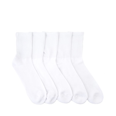 Mens Half Crew Socks 5 Pack - Black