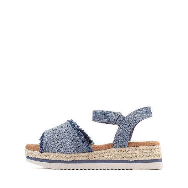 alternate view TOMS Diana Platform Sandal - Little Kid / Big Kid - Dark SkyALT1