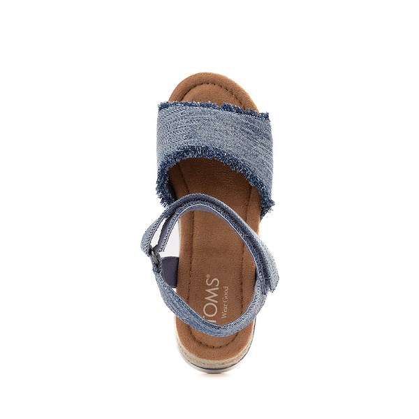 alternate view TOMS Diana Platform Sandal - Little Kid / Big Kid - Dark SkyALT2