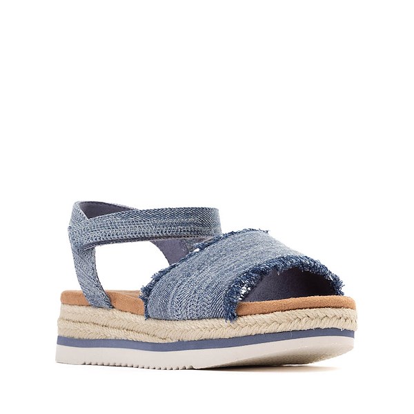 alternate view TOMS Diana Platform Sandal - Little Kid / Big Kid - Dark SkyALT5