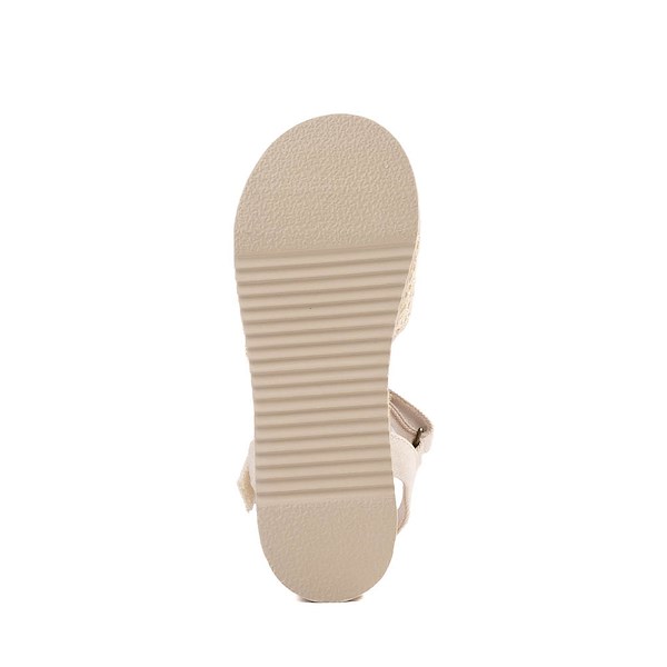 alternate view TOMS Diana Crochet Platform Sandal - Little Kid / Big Kid - NaturalALT3