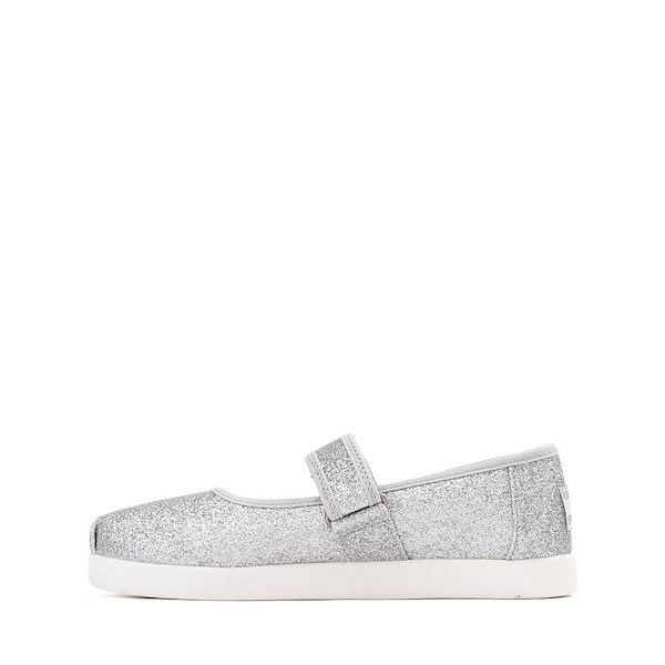 alternate view TOMS Nora Mary Jane Casual Shoe - Little Kid / Big Kid - Silver Iridescent GlimmerALT1